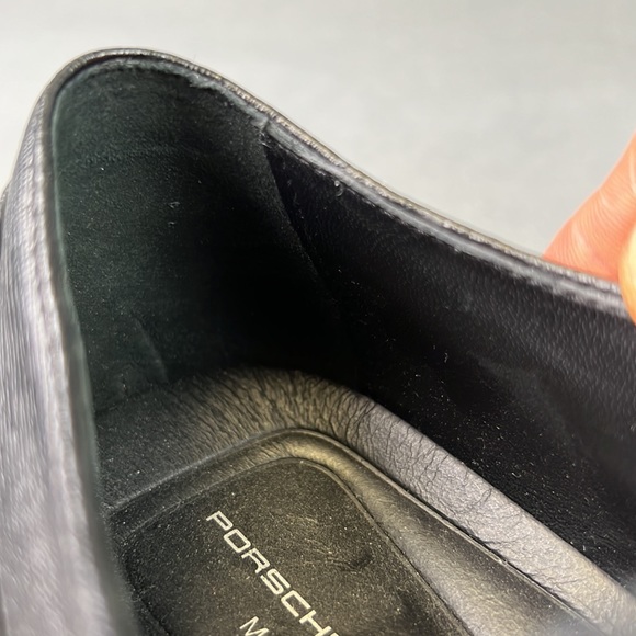 Porsche design leather double strap monk shoes, never worn. - Picture 12 of 12